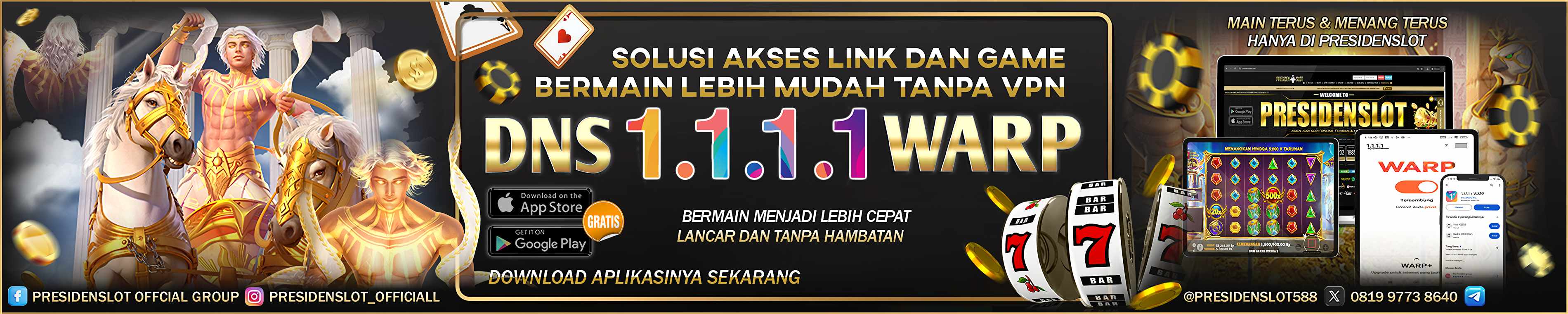 DENGAN DNS 1.1.1.1 WARP BERMAIN LEBIH MUDAH TANPA VPN